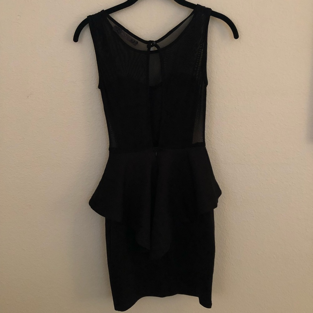 Black cocktail dress
